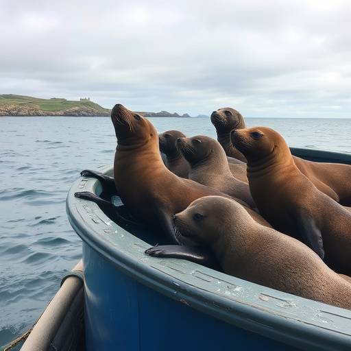 Seal Watching Boat Trip in Northumberland